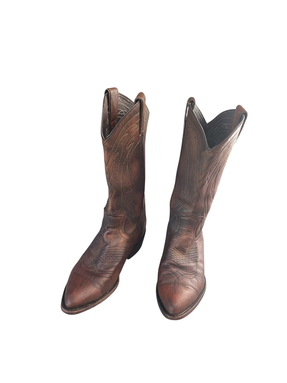 Classic Frye Billy Brown Leather Cowboy Boots - Women’s Size 7B